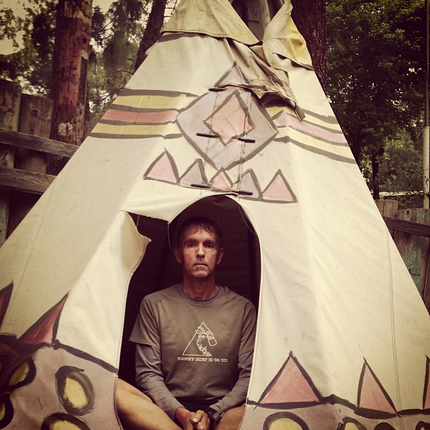 Me in My Teepee at Camp Wolverine