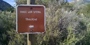 Three Gun Trailhead, Sandia Mountains